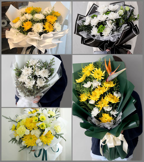 贵州毕节市纳雍县雍熙镇猫场村白事花束代送